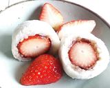 1つでも簡単♪ご飯でいちご大福風おはぎ作り方7写真