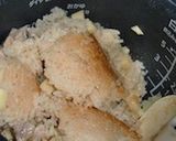 ＊筍と豚肉の炊き込みごはん＊作り方7写真
