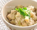 ＊筍と豚肉の炊き込みごはん＊作り方8写真
