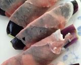 なすの豚肉巻き☆味噌だれ作り方4写真