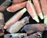 なすの豚肉巻き☆味噌だれ作り方5写真