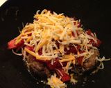 ルクエでトマトたっぷりしいたけの肉詰作り方8写真