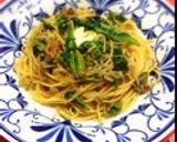 菜の花のバター醤油パスタ(・ω・)ノ簡単作り方4写真