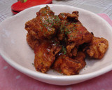 鶏のから揚げ＊ゆずれもんソース作り方5写真
