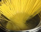 ほうれん草とベーコンのバター醤油パスタ作り方1写真