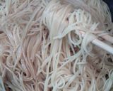 大満足♪豚肉の和風おろしパスタ作り方7写真