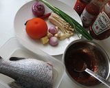 スズキの辛い甘酸っぱいソースかけ作り方1写真