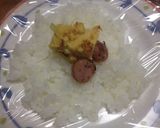＊卵焼きとウインナーの具＊おにぎり作り方2写真