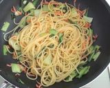 すぐ出来る！チンゲンサイの和風パスタ作り方5写真