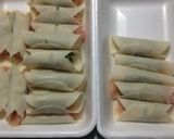 鶏胸肉で棒餃子 大葉がアクセントに♪作り方6写真