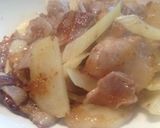 セロリとジャガ芋と豚肉とろ〜り中華風炒め作り方7写真