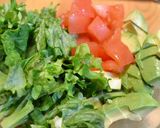 たけのことアボカドの和風サラダパスタ作り方1写真