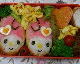 キャラ弁☆簡単マイメロちゃん稲荷寿司★作り方5写真