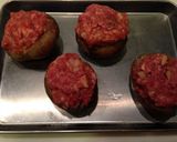 ルクエでトマトたっぷりしいたけの肉詰作り方4写真