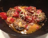 ルクエでトマトたっぷりしいたけの肉詰作り方9写真
