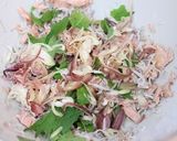 カフェ風☆ツナとちりめんの和風パスタ作り方1写真