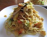 冷凍ホタテとシメジのトマトパスタ作り方10写真