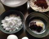 チョコレート♡ココアすぽんじケーキ作り方1写真