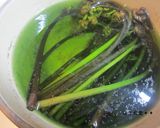 わらびのアク抜きとおひたし作り方3写真