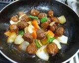 ミートボールで酢豚風作り方3写真