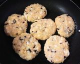 プリッとやわらか具だくさん鶏つくねバーグ作り方3写真