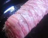 豚バラ薄切り肉で♪えのきと葱チーズ巻き作り方3写真