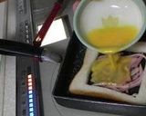 フライパンで簡単★ハムエッグチーズパン作り方2写真