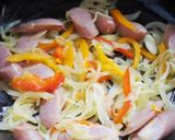 簡単☆ほうれん草のにんにく和風醤油パスタ作り方2写真