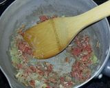 お鍋ひとつでミート･トマトソースパスタ作り方2写真