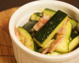 ズッキーニとベーコンのケッパー炒め作り方10写真