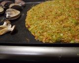 桜えびとベビースターもんじゃ作り方4写真
