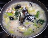 春キャベツと魚介類のリゾット作り方6写真