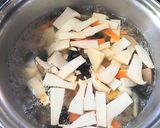 春雨入りふわふわ鶏団子の中華スープ作り方5写真