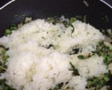 鉄分たっぷり豚バラ小松菜チャーハン作り方4写真