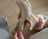 1歳の子供といっしょに作るバナナブレッド作り方7写真