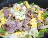 カリフラワーとセロリの春炒め作り方6写真