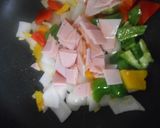 塩焼そばでトマト入り焼きそば作り方6写真