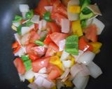 塩焼そばでトマト入り焼きそば作り方7写真