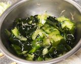 きゅうりとわかめの酢の物作り方4写真