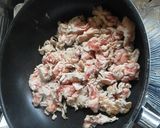 チンゲン菜と豚こまの炒めもの作り方1写真