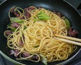 ホタルイカ＆レタスのウニ！クリームソース作り方7写真