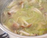 白ねぎとしめじの生姜スープ作り方3写真