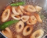 簡単！蓮根と竹輪の煮物作り方3写真