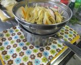 野菜でボリューミーなペペロンチーノ作り方6写真