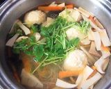 春雨入りふわふわ鶏団子の中華スープ作り方8写真