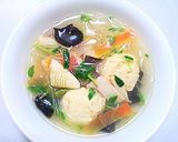 春雨入りふわふわ鶏団子の中華スープ作り方10写真