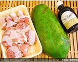 黑木耳青木瓜燉雞湯．柯媽媽の植物燕窩作り方1写真