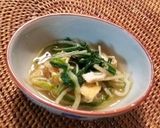 水菜と油揚げの煮浸し作り方4写真