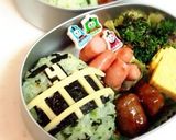 トッキュウジャーのキャラ弁♡作り方4写真