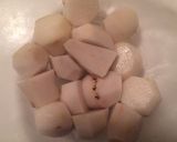 鯛あらと里芋の煮物作り方4写真